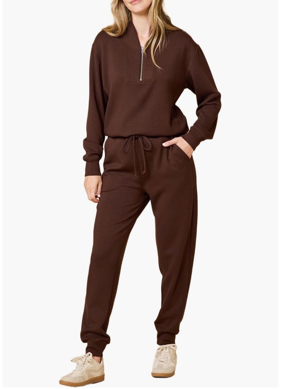 Softies Athleisure Dreamtech 1/4 Zip Jogger Set
